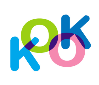 自家肋軟骨の鼻手術が上手な韓国の狎鴎亭に位置するKOKO美容外科のカラフルなKOKOの文字のロゴ写真